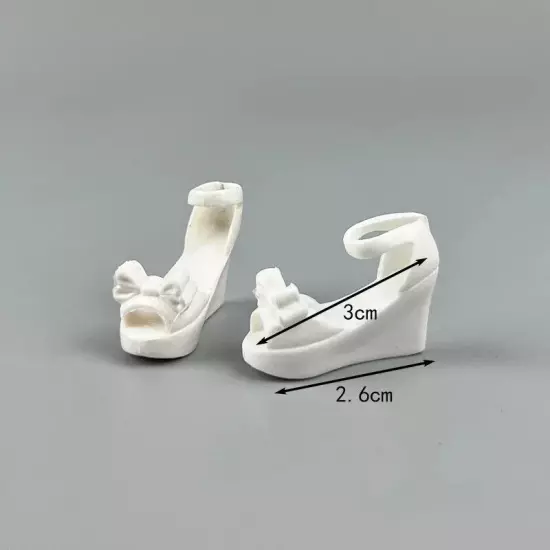 Sandals For 11.5inch Girl Doll Shoes Plastic High Heel Shoes For Blyth Licca