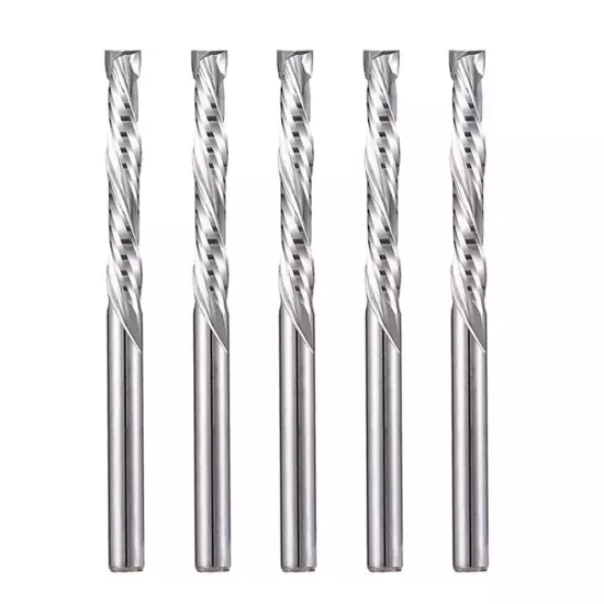 Carbide End Mills Up & Down Cut 1/8 Inch Shank, (3.175x22mm) "5 Pieces"