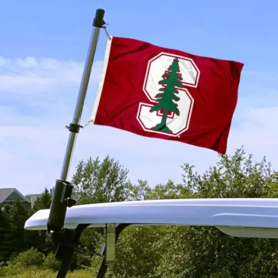 Stanford University Cardinal Boat Small Golf Cart Flag