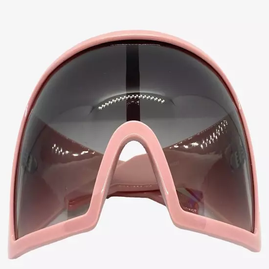 OVERSIZED Futuristic Wrap Around Face Shield Party Raver SUNGLASSES Huge Frame