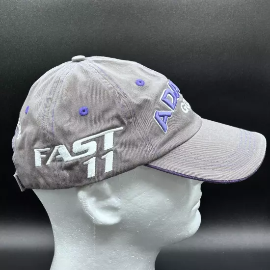 Adams Golf Hat Fast 11 V3 Cotton Gray Adult One-Size Adj Used