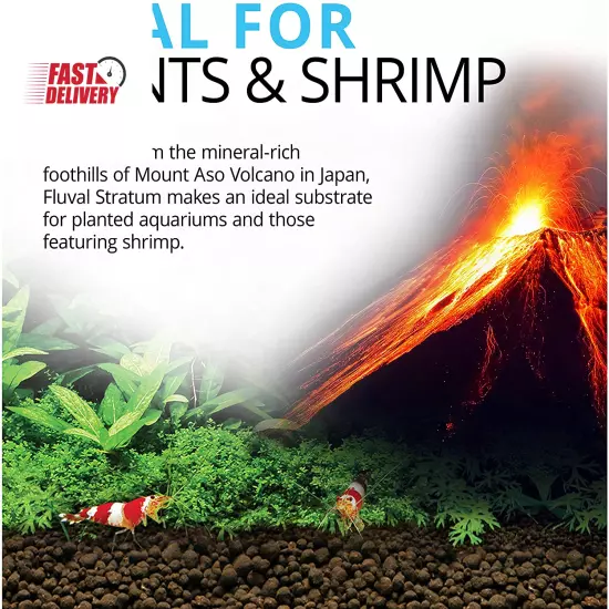 12695 Plant and Shrimp Stratum for Freshwater Fish Tanks, 17.6 Lbs. – Aquarium S