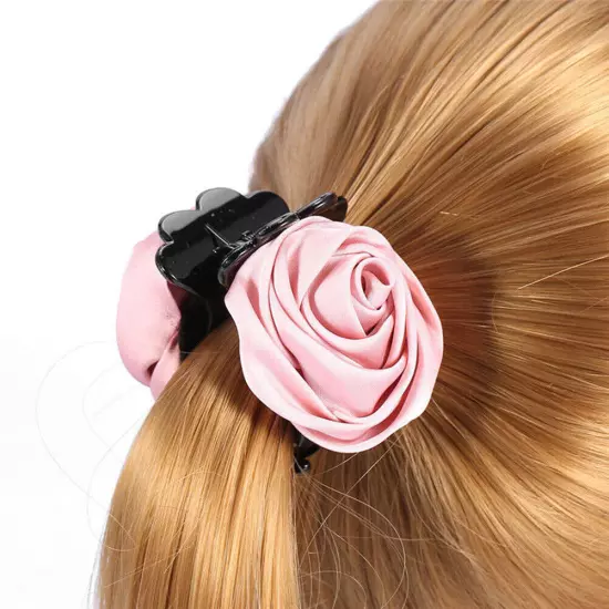 Hair Clip Rose Hair Claw Clips Hair Accessories Women Girl Hair Crab Hair Clamp*