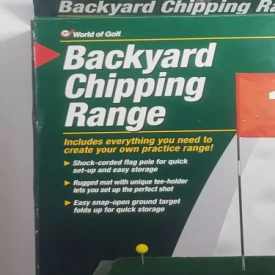 Golf Backyard Portable Chipping Range JEF Golf Practice Complete set.