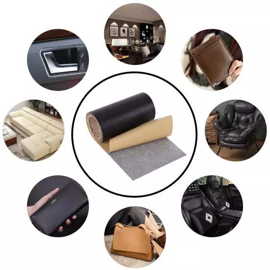 Self-Adhesive Leather-Repair-Patch Leather Refinisher-Cuttable Sofa Repair-Patch