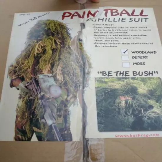 Bushrag Paintball Ghillie Suit