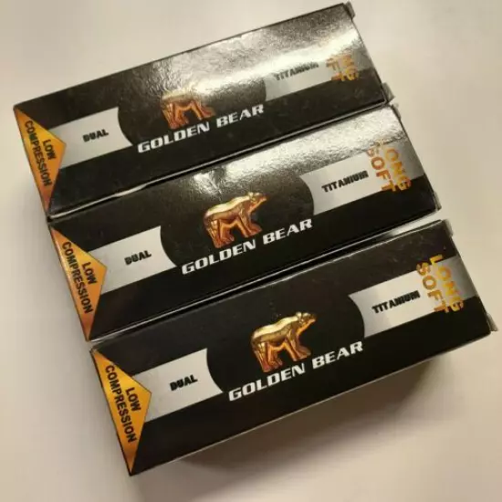 New Golden Bear Dual Titanium Golf Balls 9 Golf Balls total USGA Long Soft