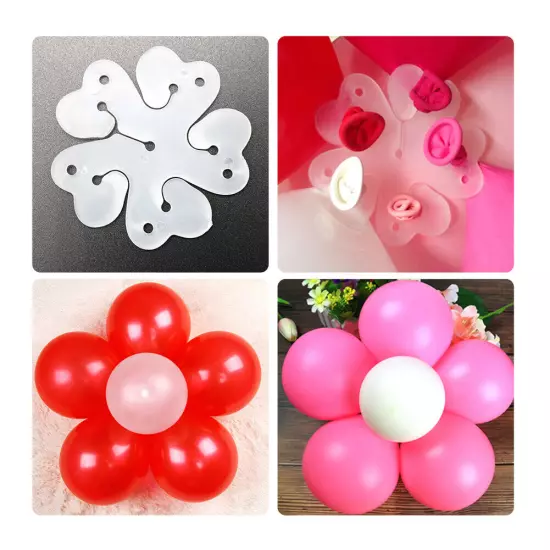 Balloon Flower Clips Ties For Decoration Part Accessories Holder 10 pcs