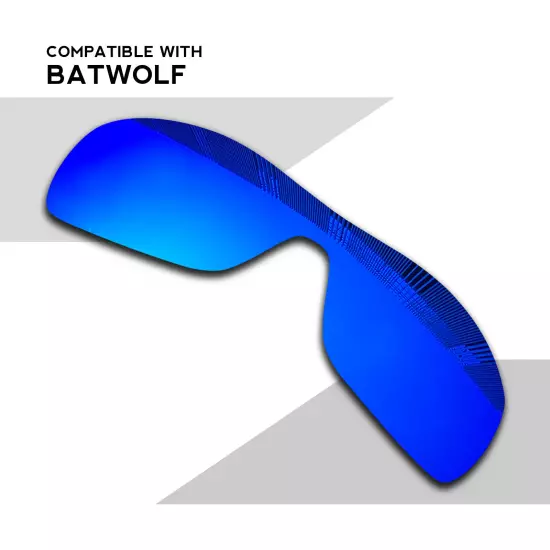 Wholesale POLARIZED Replacement Lenses for-Oakley Batwolf OO9101 Sunglasses