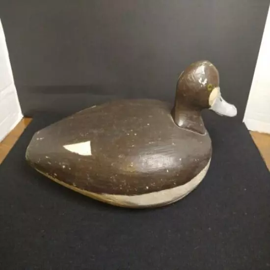 Rare Antique Hand Carved Wooden Duck Decoy 13 Inches