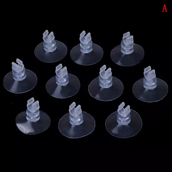 10* Aquarium fish tank suction cup sucker holders for air line tube hose pump Sn