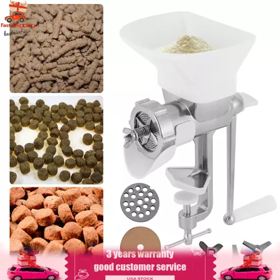 Manual Feed Pellet Machine Birds Fishing Bait Granulator Pelleter Feed Maker