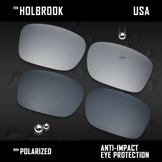 Anti Scratch Polarized Replacement Lenses for-Oakley Holbrook OO9102 Options