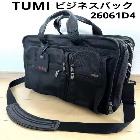 Tumi Expandable Organizer Briefcase Black