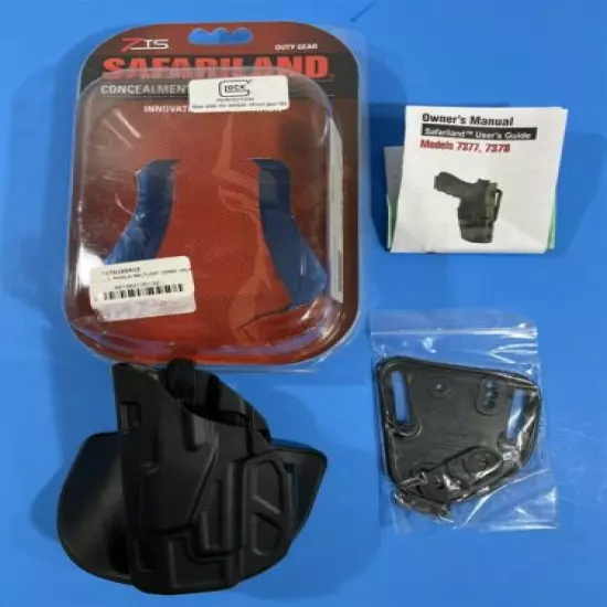 SAFARILAND 7378-183-412 ALS 7TS PADDLE BELT CONCEALMENT HOLSTER GLOCK 26 27 LH