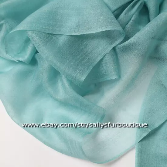 Sallys Pure Mongolian Cashmere 300s Wrap Shawl Ring Scarf Thin Soft 230 * 100 cm