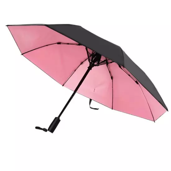 Rechargeable Folding Umbrella with Fan Summer Sunny Umbrella Nice