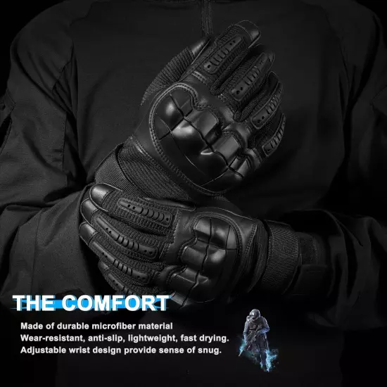 WTACTFUL Tactical Gloves for Men - Touch Screen - Airsoft Motorcycle Outdoor ...