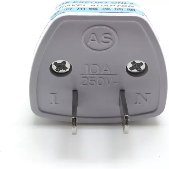 Travel Power Adapter, High Performance Universal UK EU AU to US Plug Adapter Con