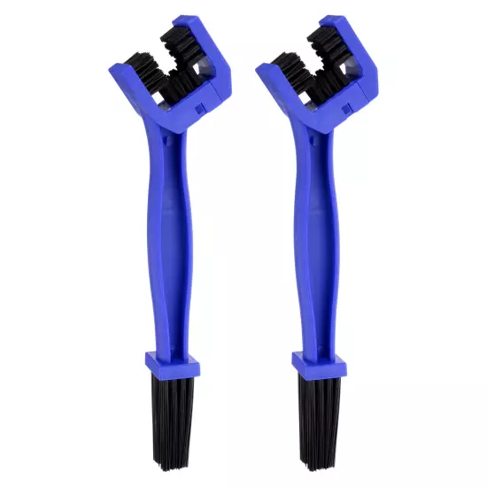 2Pcs Bicycle Chain Cleaning Tool Brush Bike Clean Brush Kit for Cleaning, Blue