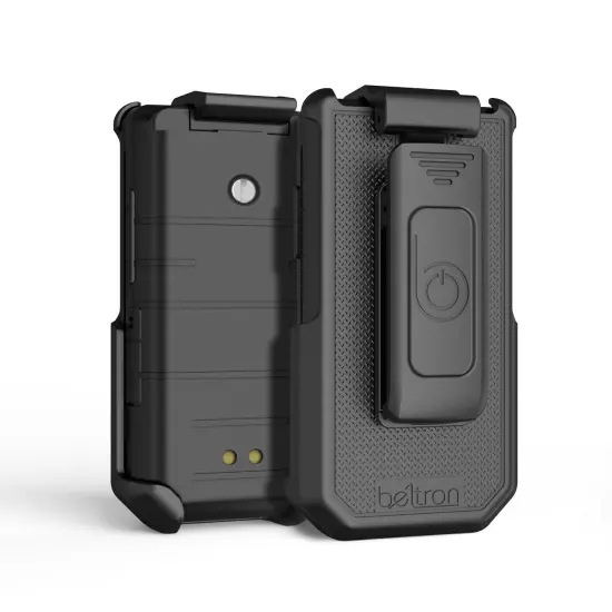 BELTRON Rotating Belt Clip Holster Case for CAT S22 Flip (Industrial Strength)