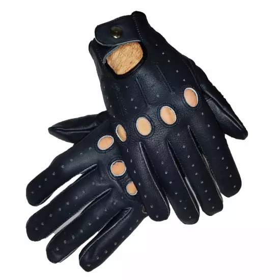 Genuine Leather Driving Gloves 