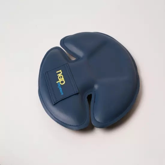 NapAnywhere Award Winning Alternative Head Support Travel Pillow Blue