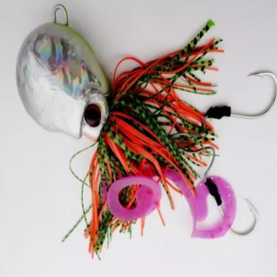 5 Thunder Jigs Octopus Saltwater Fishing lures - 2 Pieces 250g & 3 Pieces 200g 