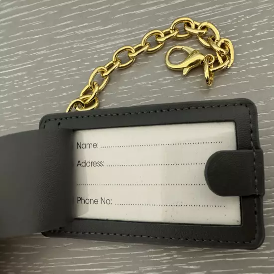 Authentic Versace Medusa Luggage Tag Name/Address