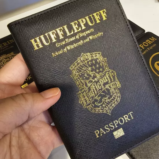 New Hogwarts, Harry Potter Faux Leather Passport Covers - FREE USA Shipping