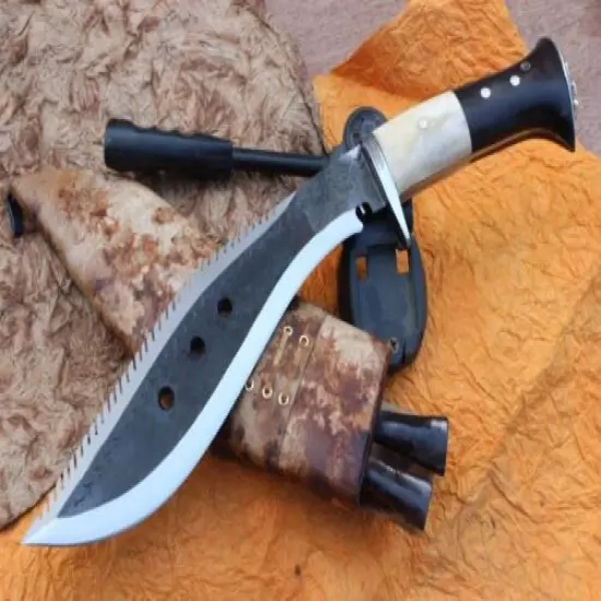 10" Dragon Survival Rust Free Blade Kukri,NHZ Khukuri,Nepal Hand Forged Knife