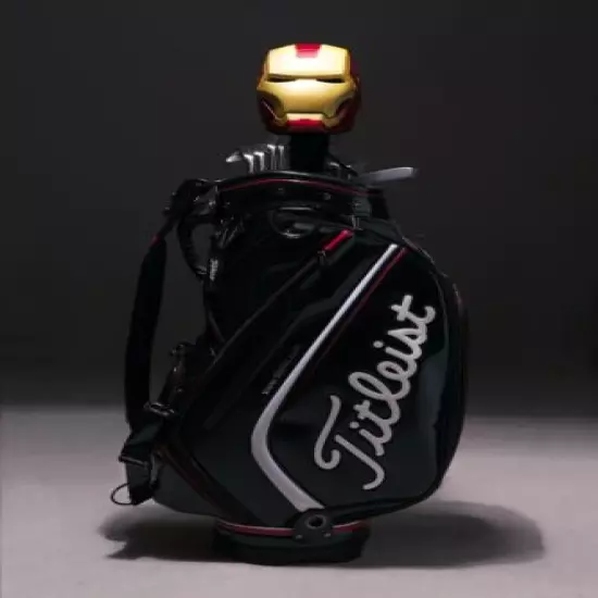 Custom Made Hand Painted Iron Man MK-III Golf Driver Headcover 460cc