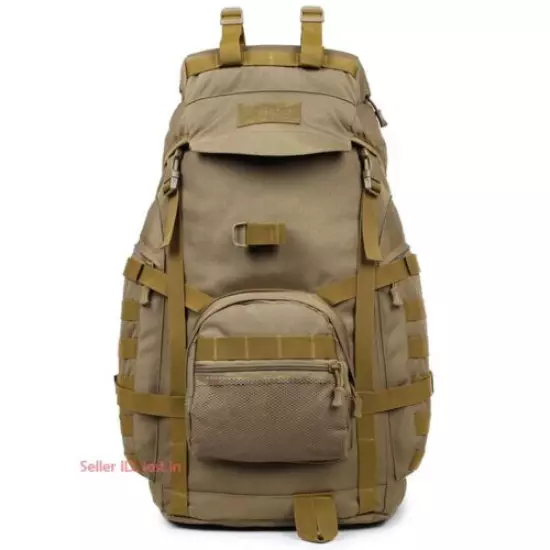 70L Molle Outdoor Military Tactical Backpack Travel Camping Trekking Rucksack