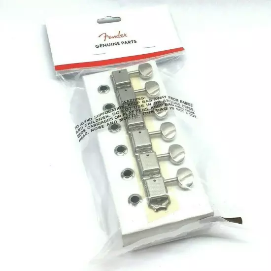 Genuine Fender Nickel Vintage Tuners for Strat/Tele/Jaguar Guitar 004-7912-049