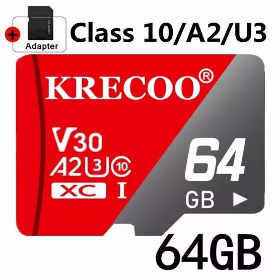 128GB 256GB 1TB Micro SD Card Memory Card TF Card with Free Adapter High Speed