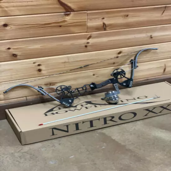 RPM Bowfishing Nitro XX XL RH Complete Muzzy Reel Bow Fishing Package