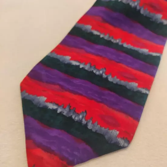 Jerry Garcia Mens Tie Silk Abstract "Dawn At The Ritz Carlton" Collection 8 