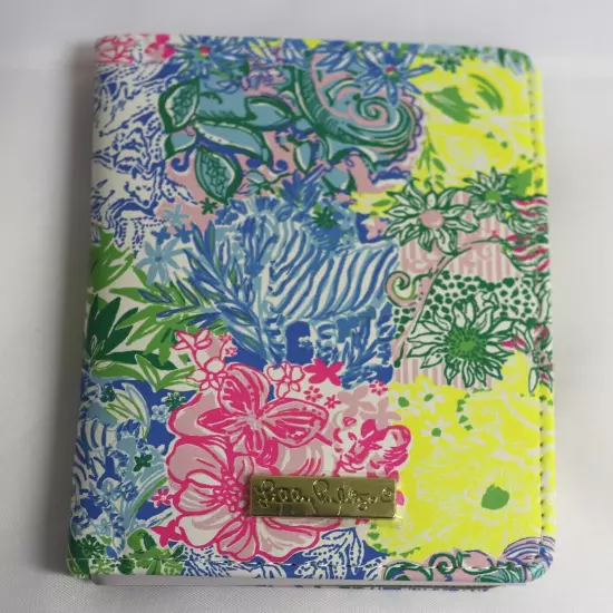 Lilly Pulitzer Travel Set Passport Cover Holder 2 Luggage Tags Cheek to Cheek