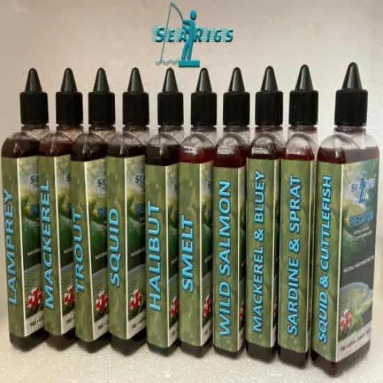 Searigs Winterised Blood Red 120ml Natural Bait Oil, Pike, Catfish, Eel & Zander