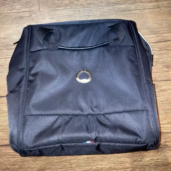 NWOT Delsey Paris Montrouge Black Nylon Laptop Backpack Carry On