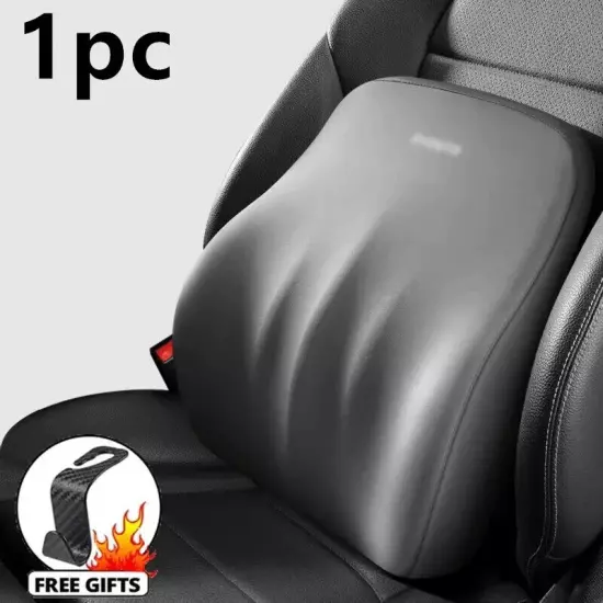 Car Seat Waist Cushion Lumbar Pillow Cushion Head Neck Pillow Car Headrest Sets