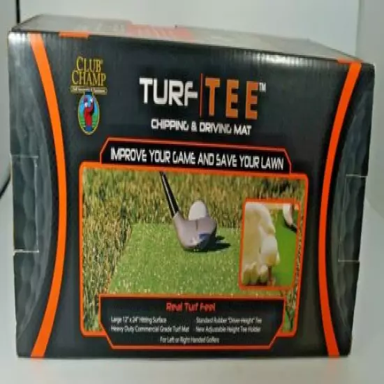  NEW CLUB CHAMP TURF TEE professional Chipping & Driving Large mat 12 by 24