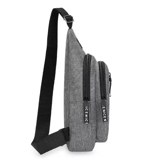 Chest Bag Men'S One Shoulder Crossbody Bag Mini Simple Sling Bags Outdoor Sport 