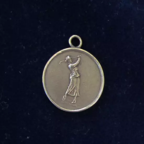 Antique Silver Pendant of British Amateur Tournament, by D&F circa 1905