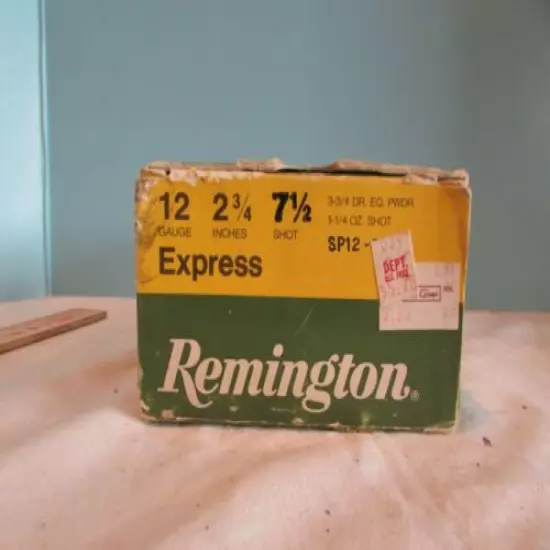 VINTAGE LONG RANGE REMINGTON EXPRSS CARTRIDGE SHELLS Box Empty