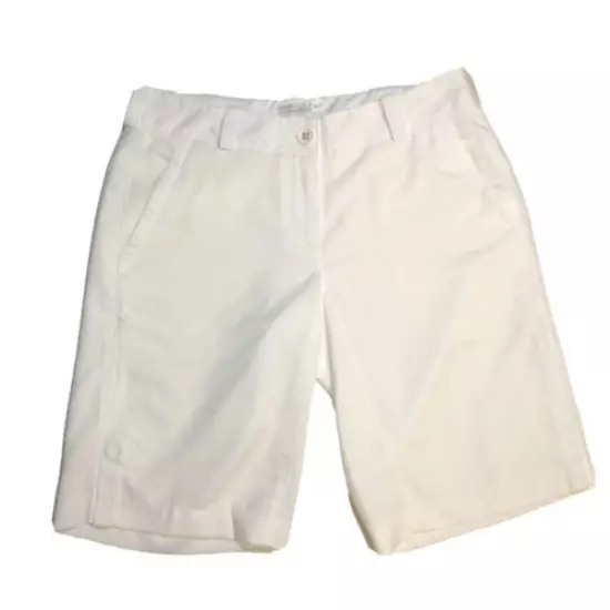 Nike Golf Tour Performance Dri-Fit Shorts White Size 6