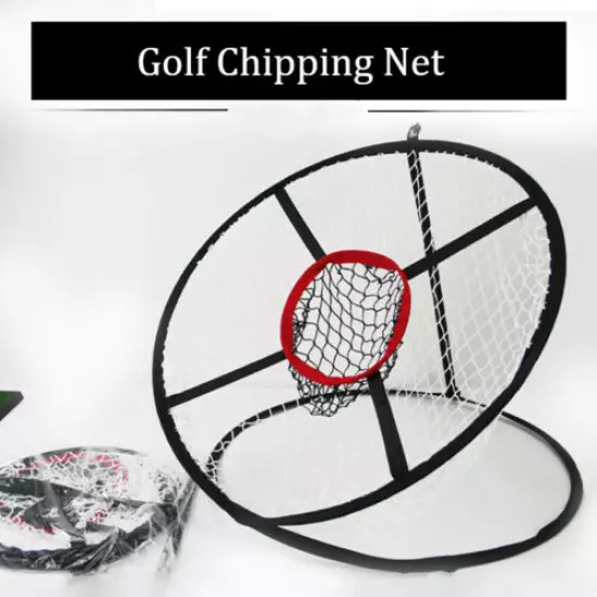 1 X Foldable Golf Chipping Net Nylon Collapsable Indoor Portable Golfing Target