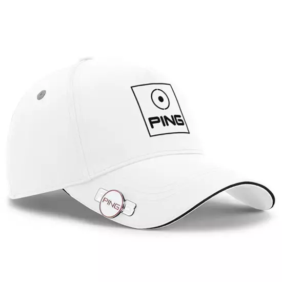 The PING Classic Golf Cap is adjustable by one size to fit most baseball caps/