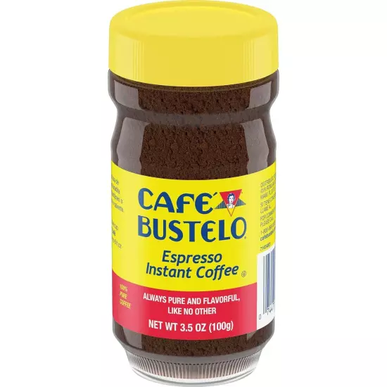 Café Bustelo Espresso Style Dark Roast Instant Coffee, 3.5 Ounces