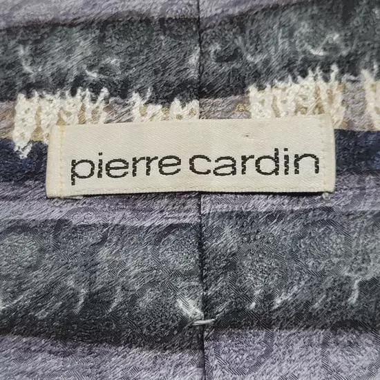 Pierre Cardin Winter Blues Colors All Business Handsome Blue SILK Logo Necktie